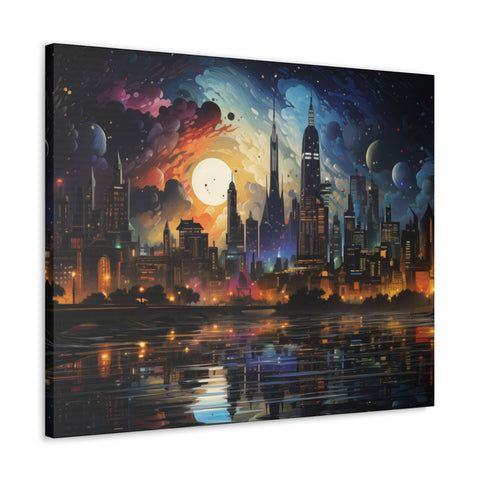 City Skyline Wall Art   