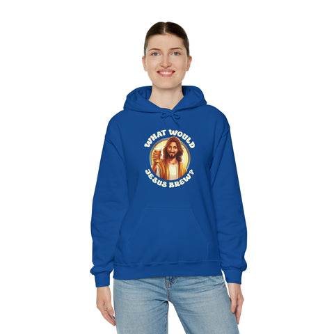 Unisex What Would Jesus Brew Beer Hoodie   