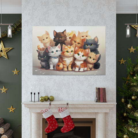 Cute Kitties Wall Art   