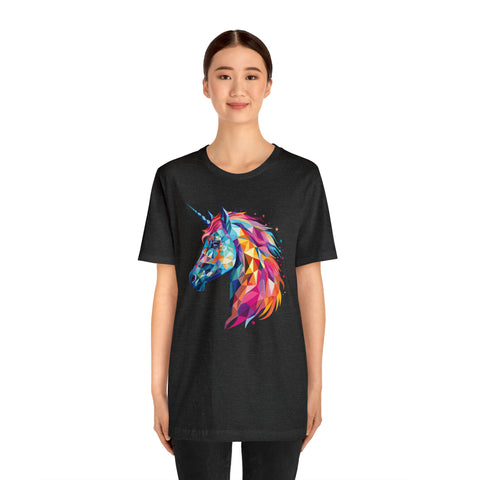 Unisex Crystallized Unicorn Mane T Shirt   