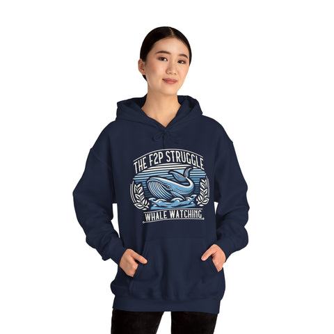 Unisex F2P Struggle Whale Watching Hoodie   