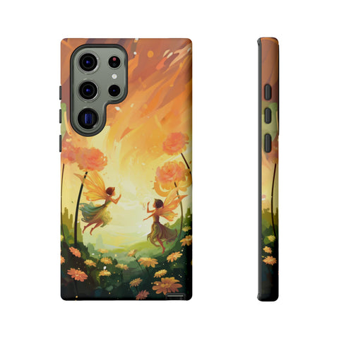 Fairy Flowers Phone Case Samsung Galaxy S23 Ultra Matte 