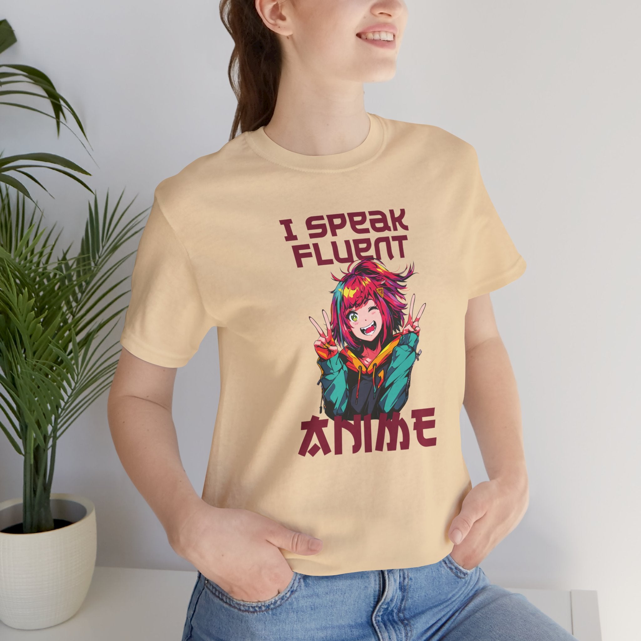 Unisex I Speak Fluent Anime Girl T Shirt   