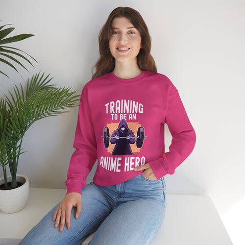 Unisex Training to be an Anime Hero Sweatshirt   