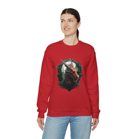 Unisex Dragon Face Sweatshirt   