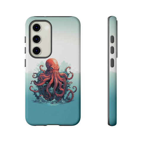 Kraken in the Ocean Phone Case Samsung Galaxy S23 Glossy 