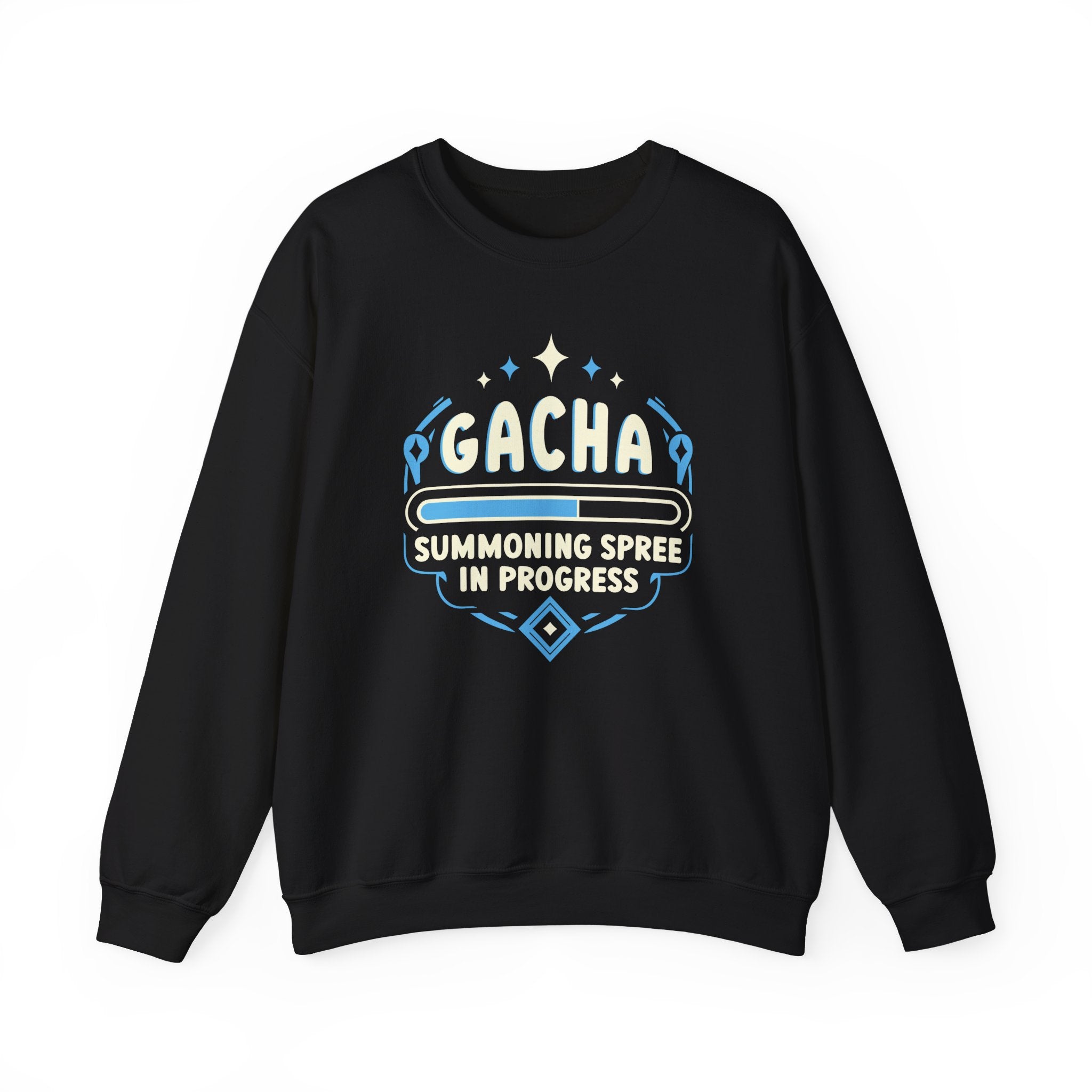 Unisex Gacha Summoning in Progress Sweatshirt S Black 