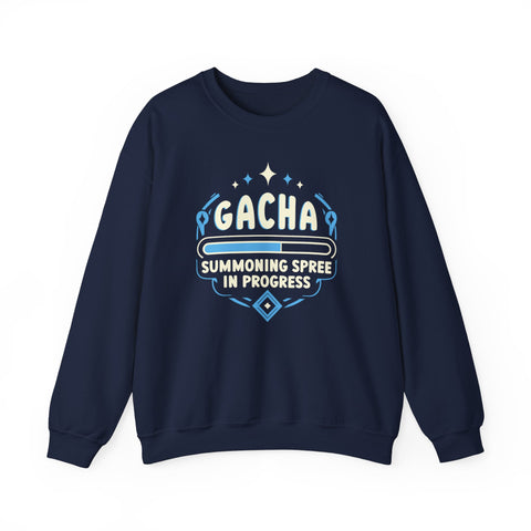 Unisex Gacha Summoning in Progress Sweatshirt S Navy 