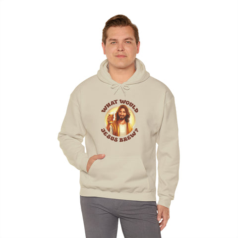 Unisex What Would Jesus Brew Beer Hoodie   