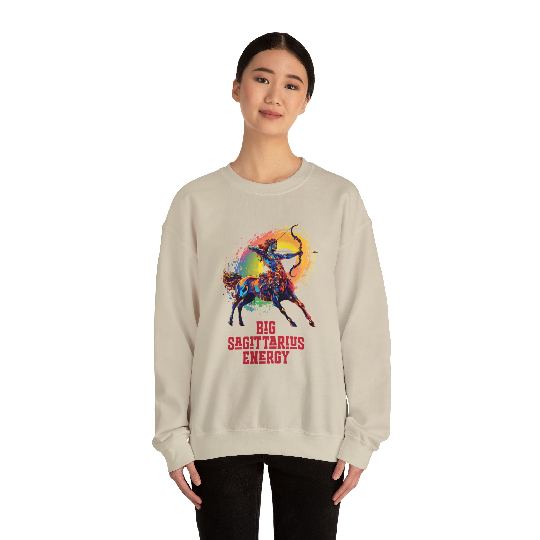 Unisex Big Sagittarius Energy Sweatshirt   