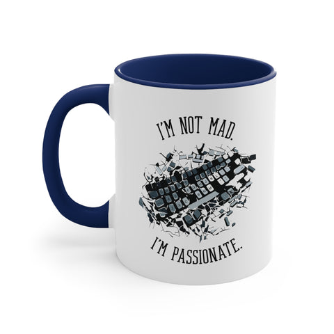 11oz Funny PC Gamer Coffee Mug 11oz Navy 