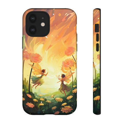 Fairy Flowers Phone Case iPhone 12 Glossy 