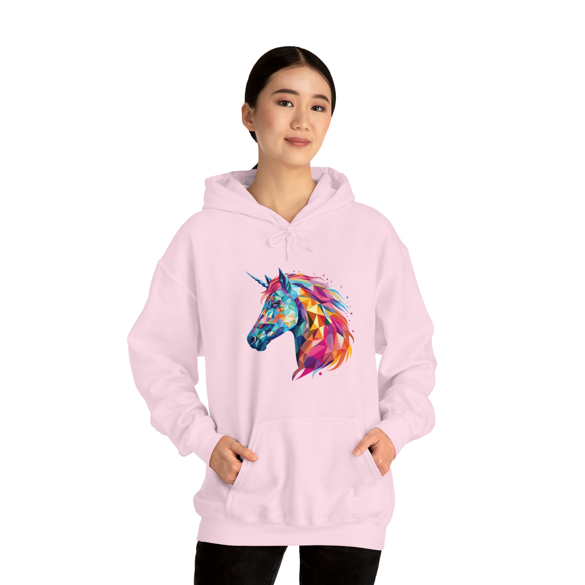 Unisex Crystallized Unicorn Mane Hoodie   