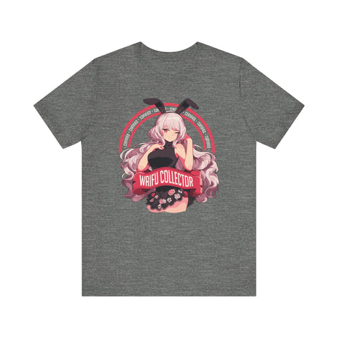 Unisex Certified Waifu Collector T Shirt Deep Heather S 