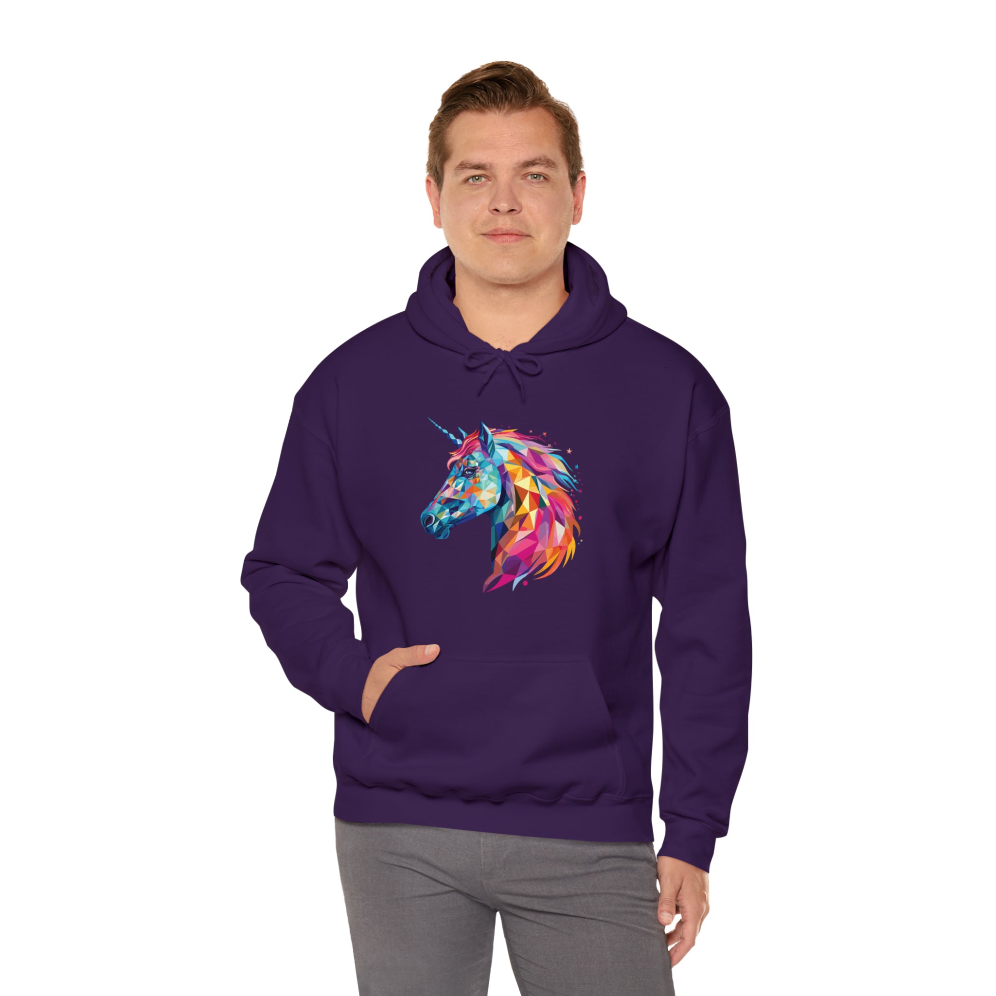 Unisex Crystallized Unicorn Mane Hoodie   