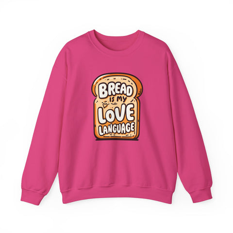 Unisex Bread is My Love Language Sweatshirt S Heliconia 