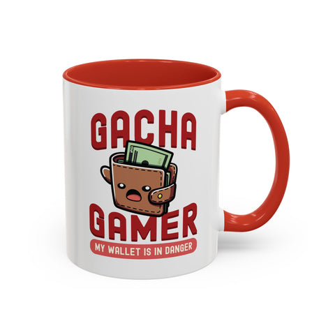 11oz My Wallet is in Danger Gacha Gamer Coffee Mug