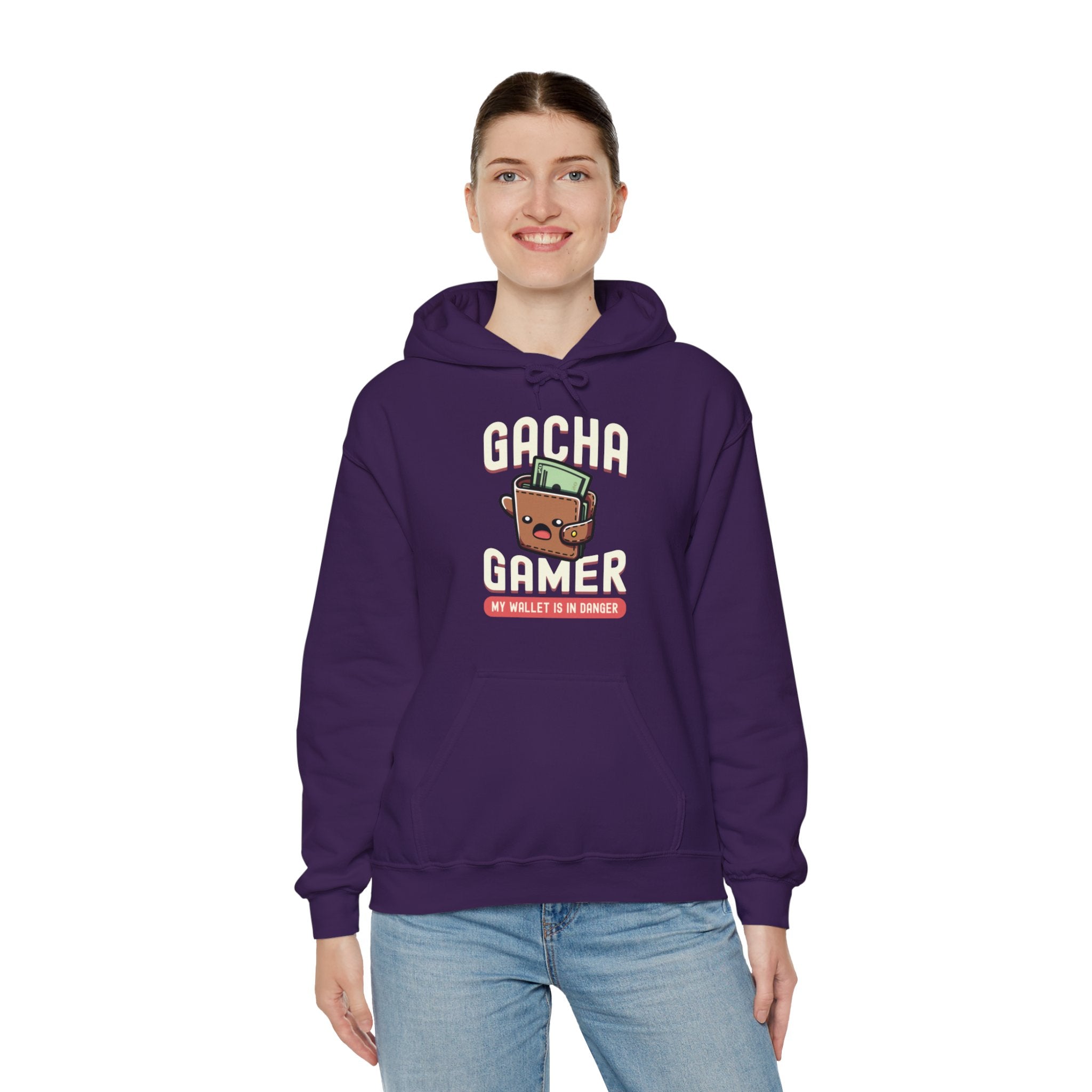 Unisex Gacha Gamer My Wallet is in Trouble Hoodie   