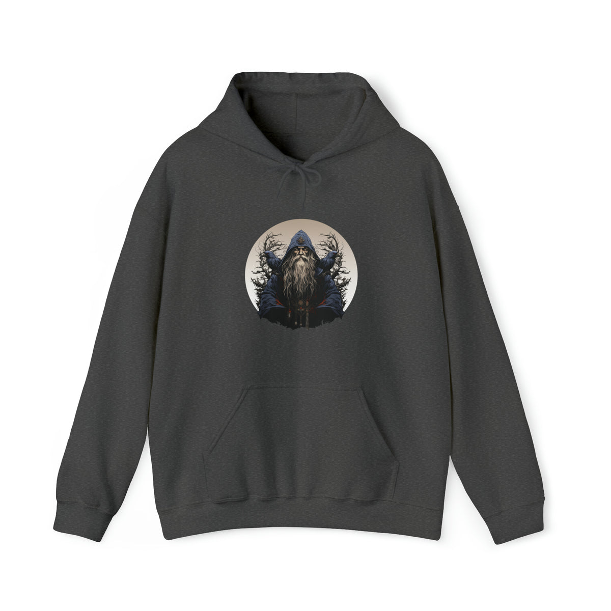 Unisex Odin Ravens Hoodie Dark Heather S 