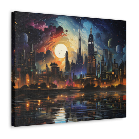 City Skyline Wall Art   