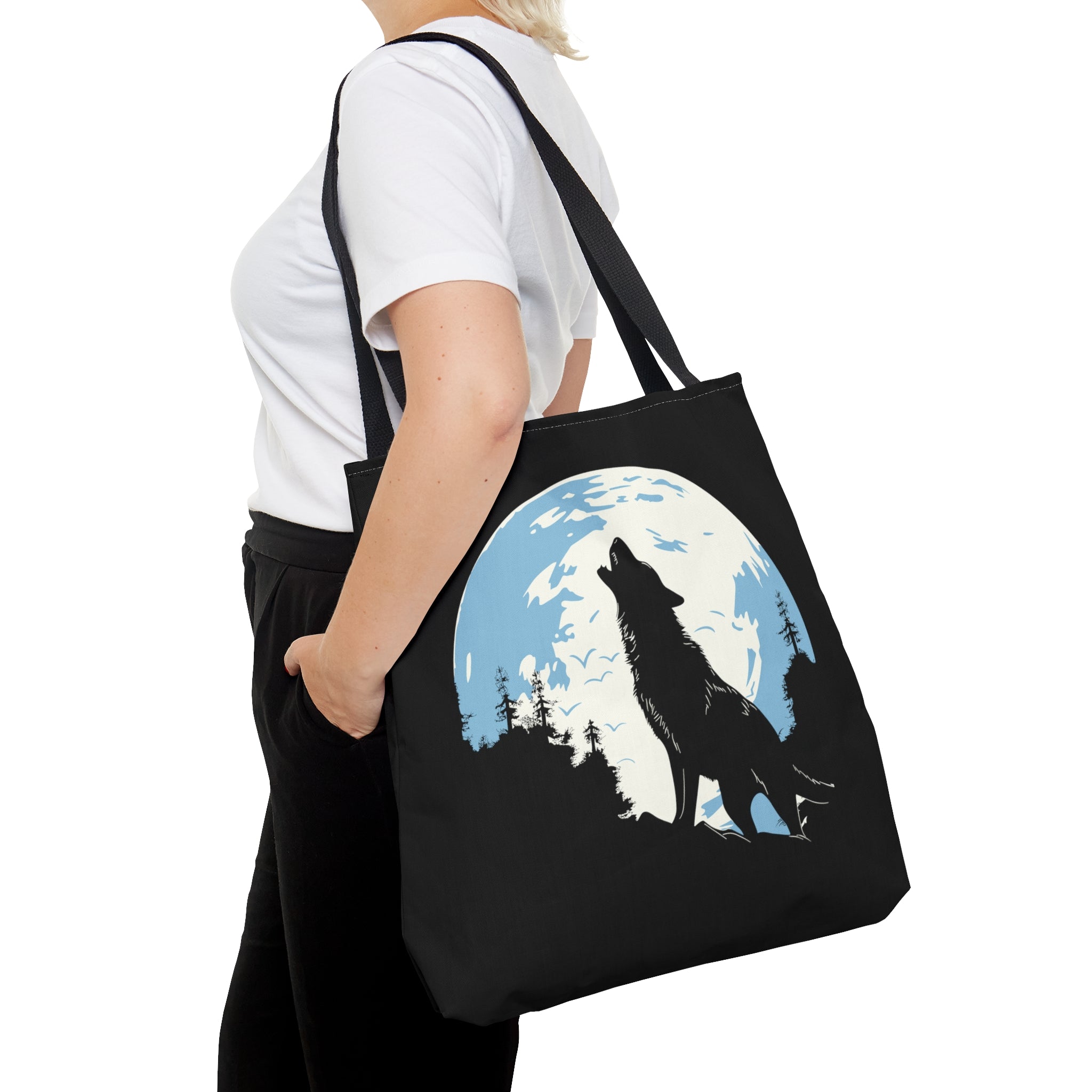 Howling Wolf Tote Bag   