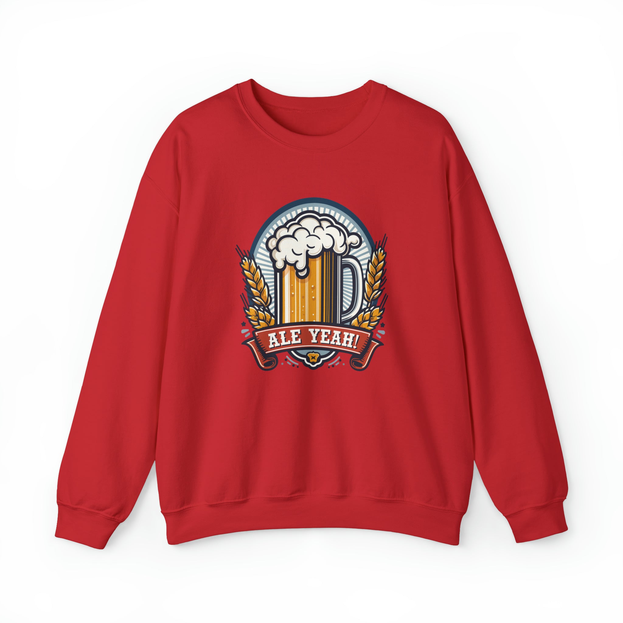 Unisex Ale Yeah Sweatshirt S Red 