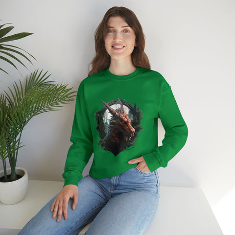 Unisex Dragon Face Sweatshirt   