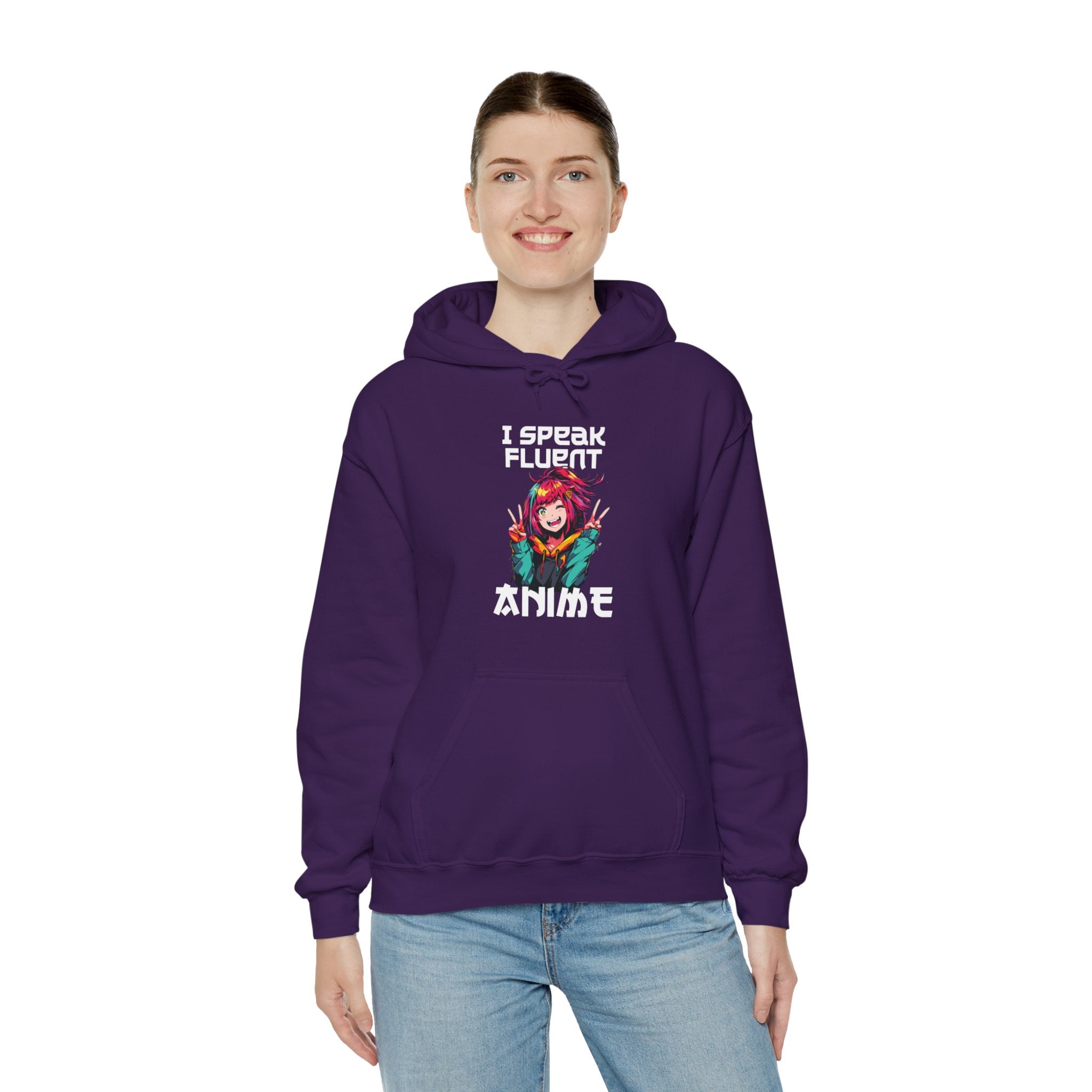 Unisex I Speak Fluent Anime Girl Hoodie   