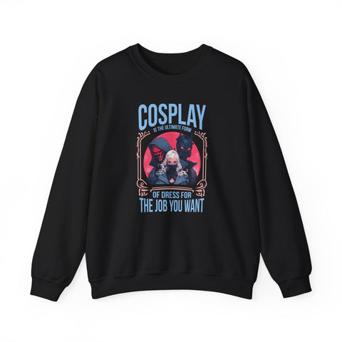 Unisex Cosplay Dress for the Job You Want Sweatshirt S Black 