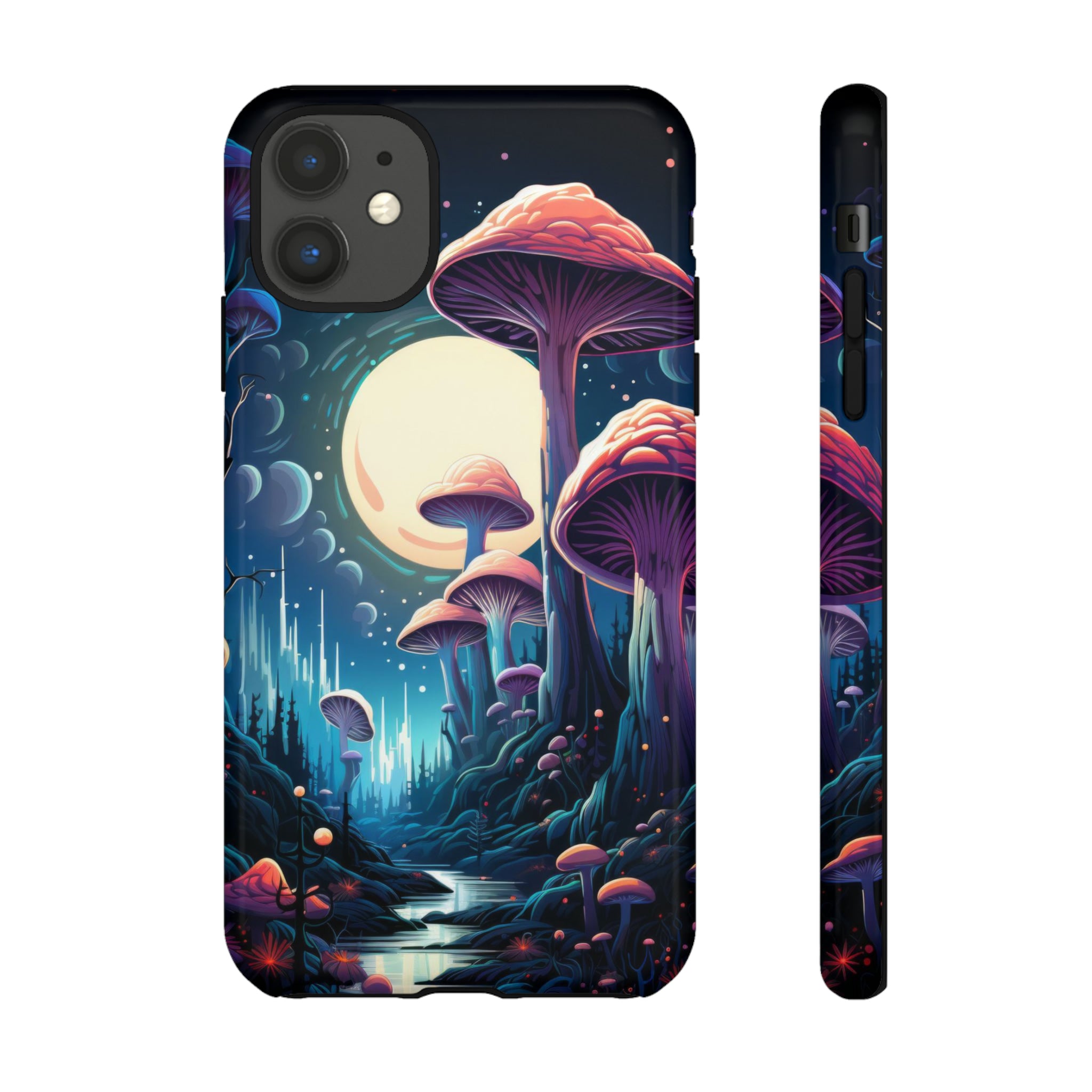 Mushroom Moonlight Phone Case iPhone 11 Glossy 