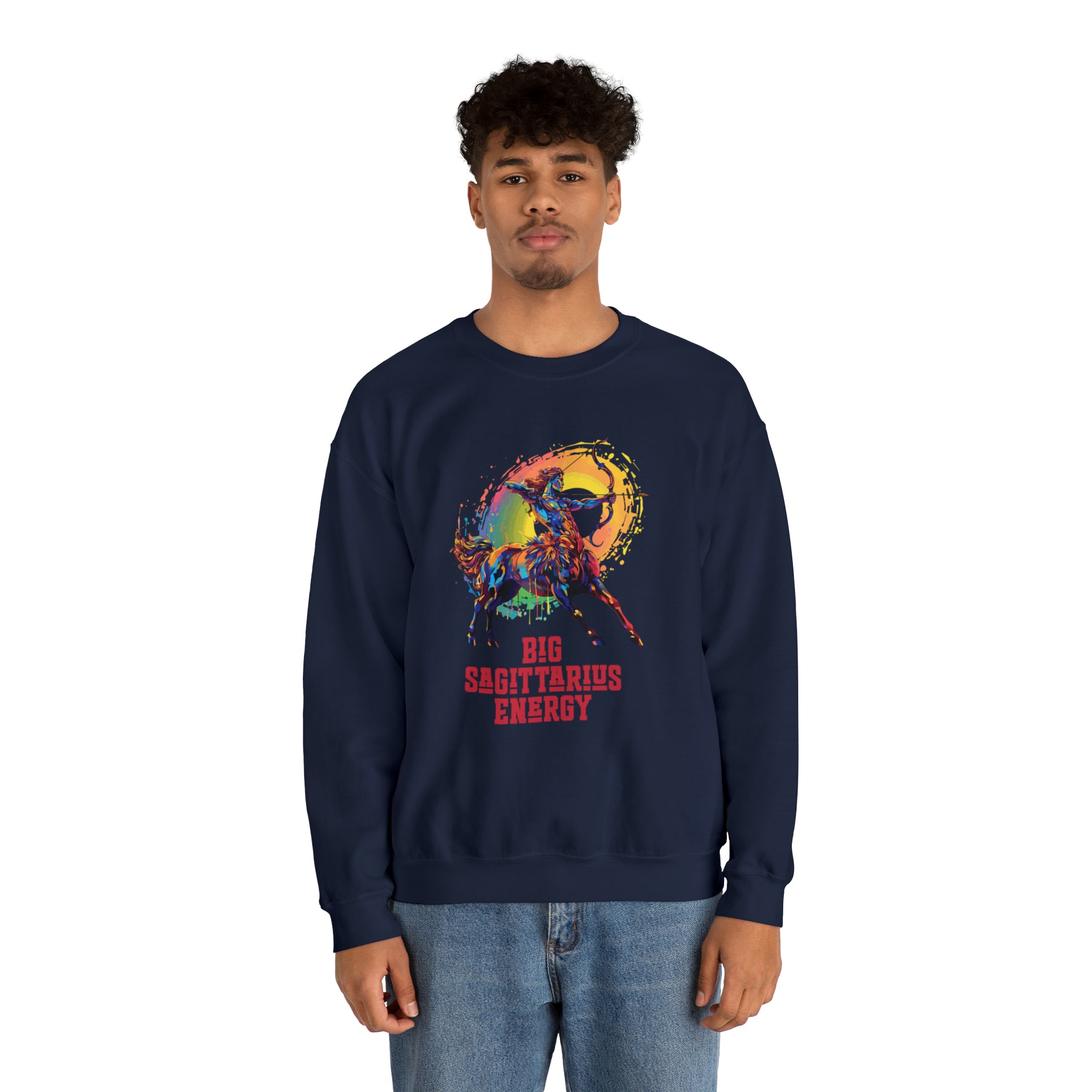 Unisex Big Sagittarius Energy Sweatshirt   