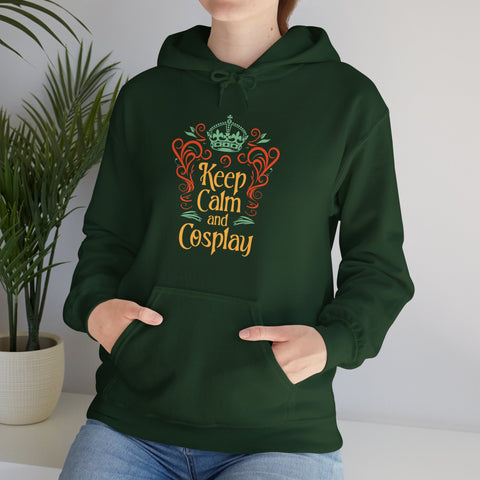 Unisex Keep Calm and Cosplay Hoodie   