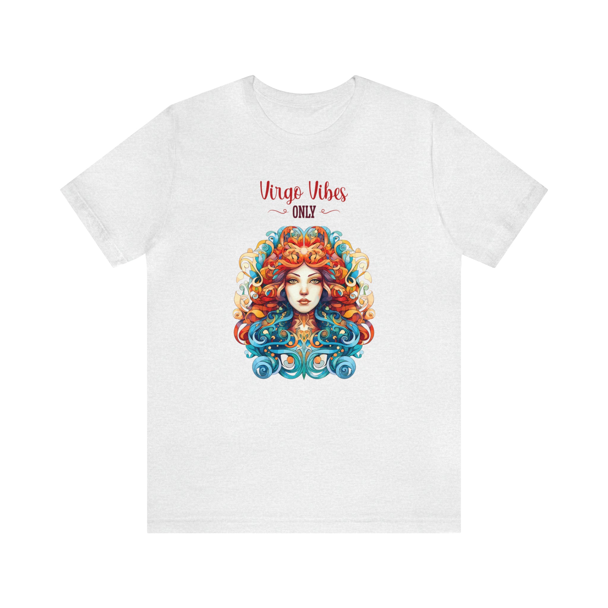 Unisex Virgo Vibes T Shirt Ash S 