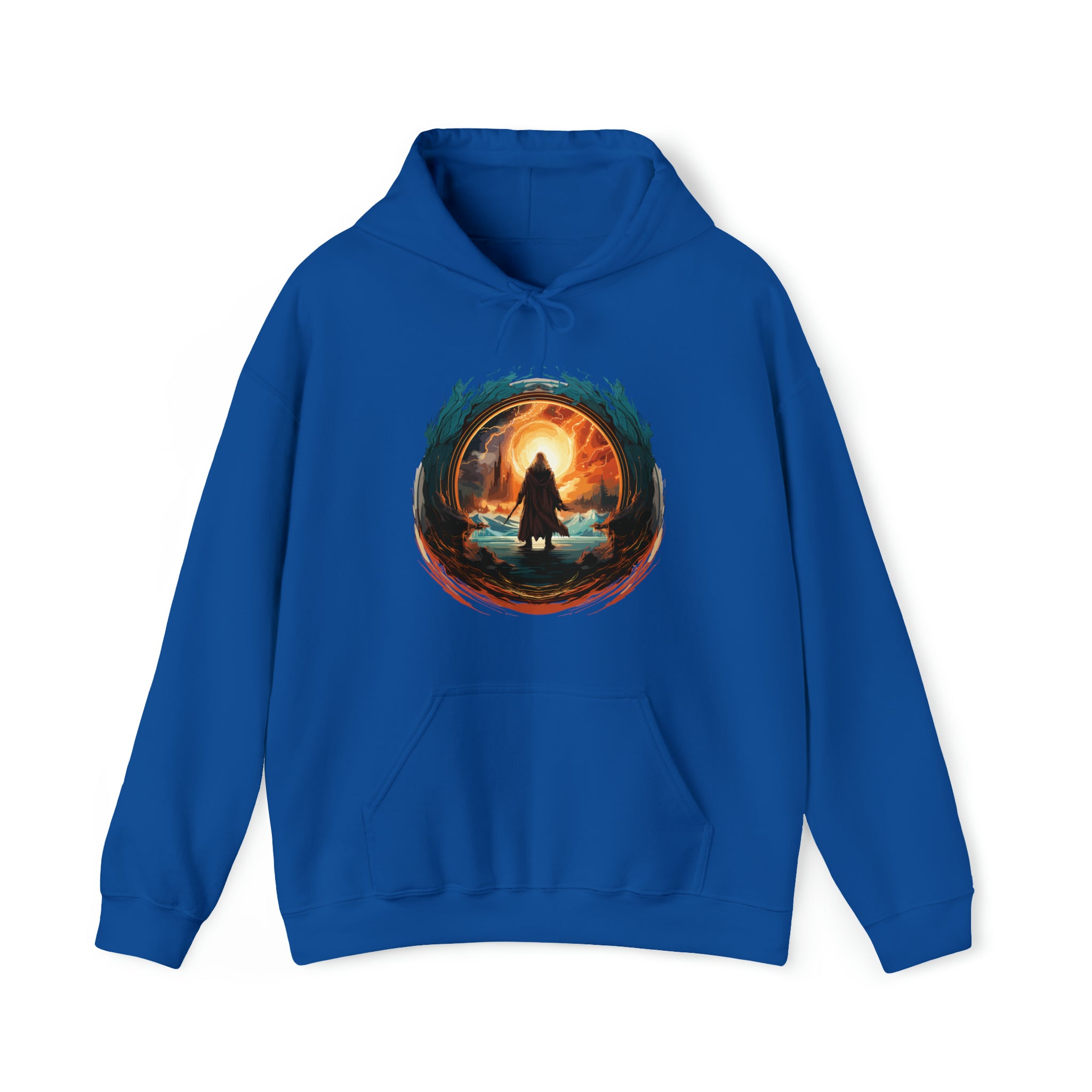 Unisex Wizard Portal Hoodie Royal S 