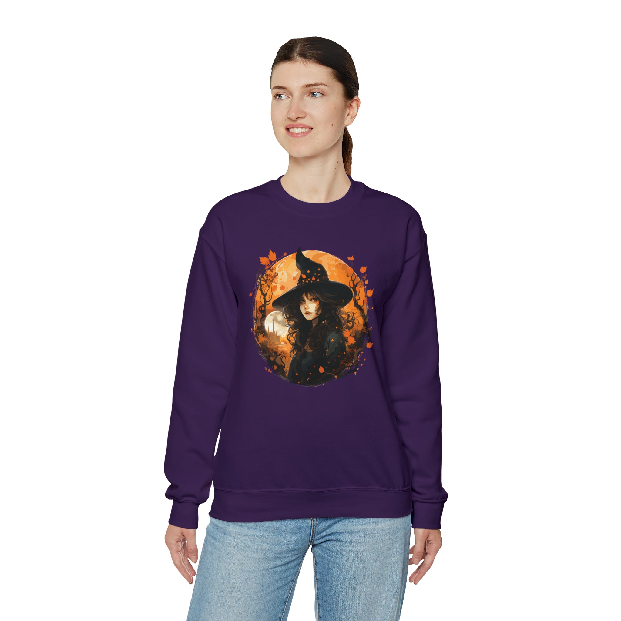 Unisex Autumn Witch Sweatshirt   