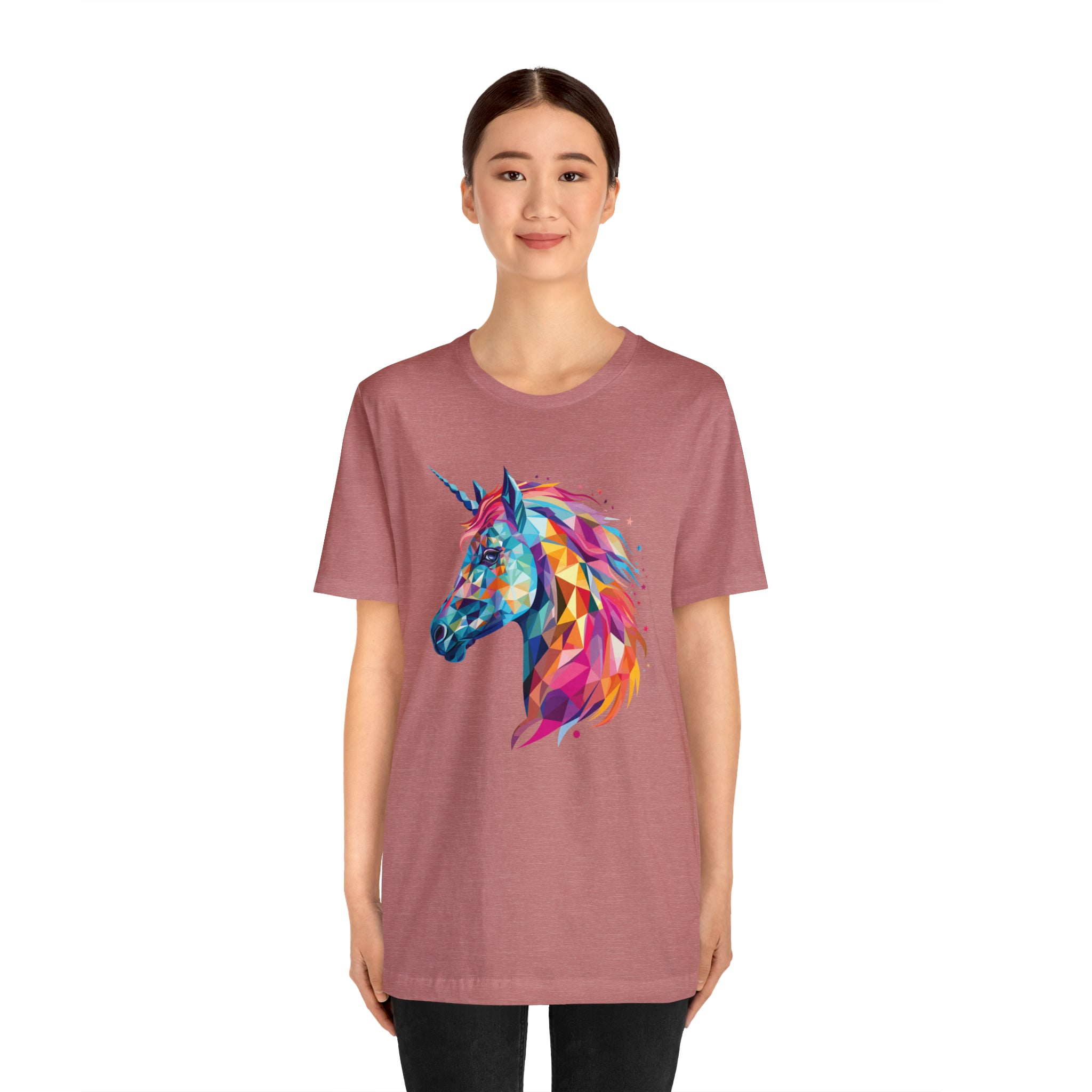 Unisex Crystallized Unicorn Mane T Shirt   