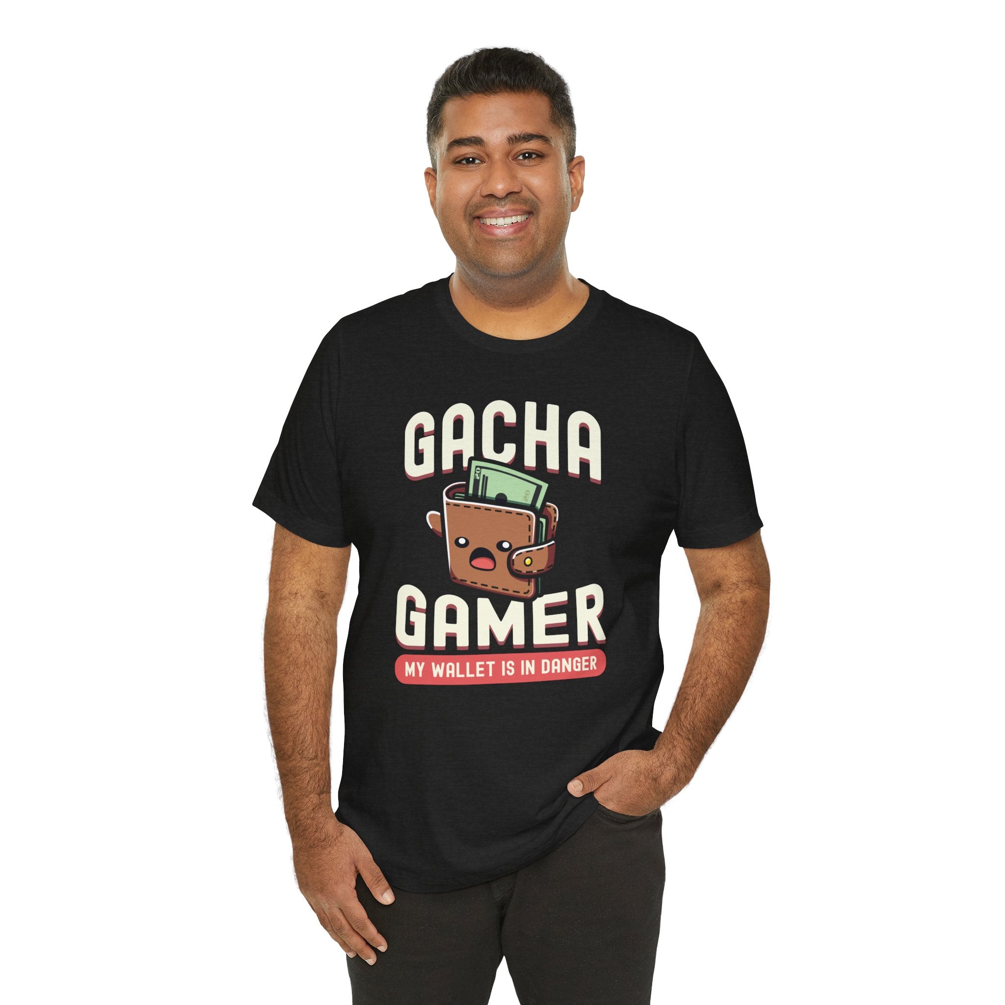 Unisex Gacha Gamer My Wallet is in Trouble T Shirt   