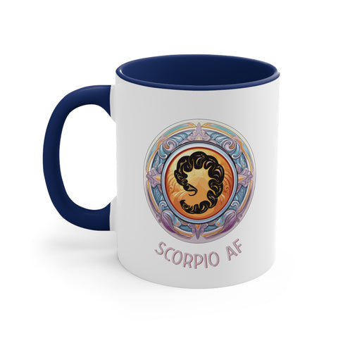 11oz Scorpio AF Coffee Mug 11oz Navy 