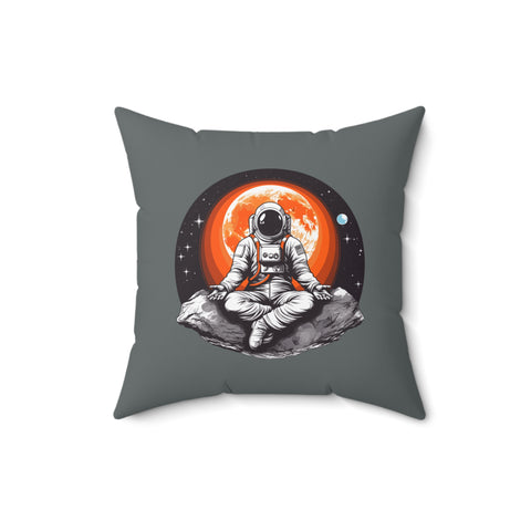 Meditating Astronaut Pillow   