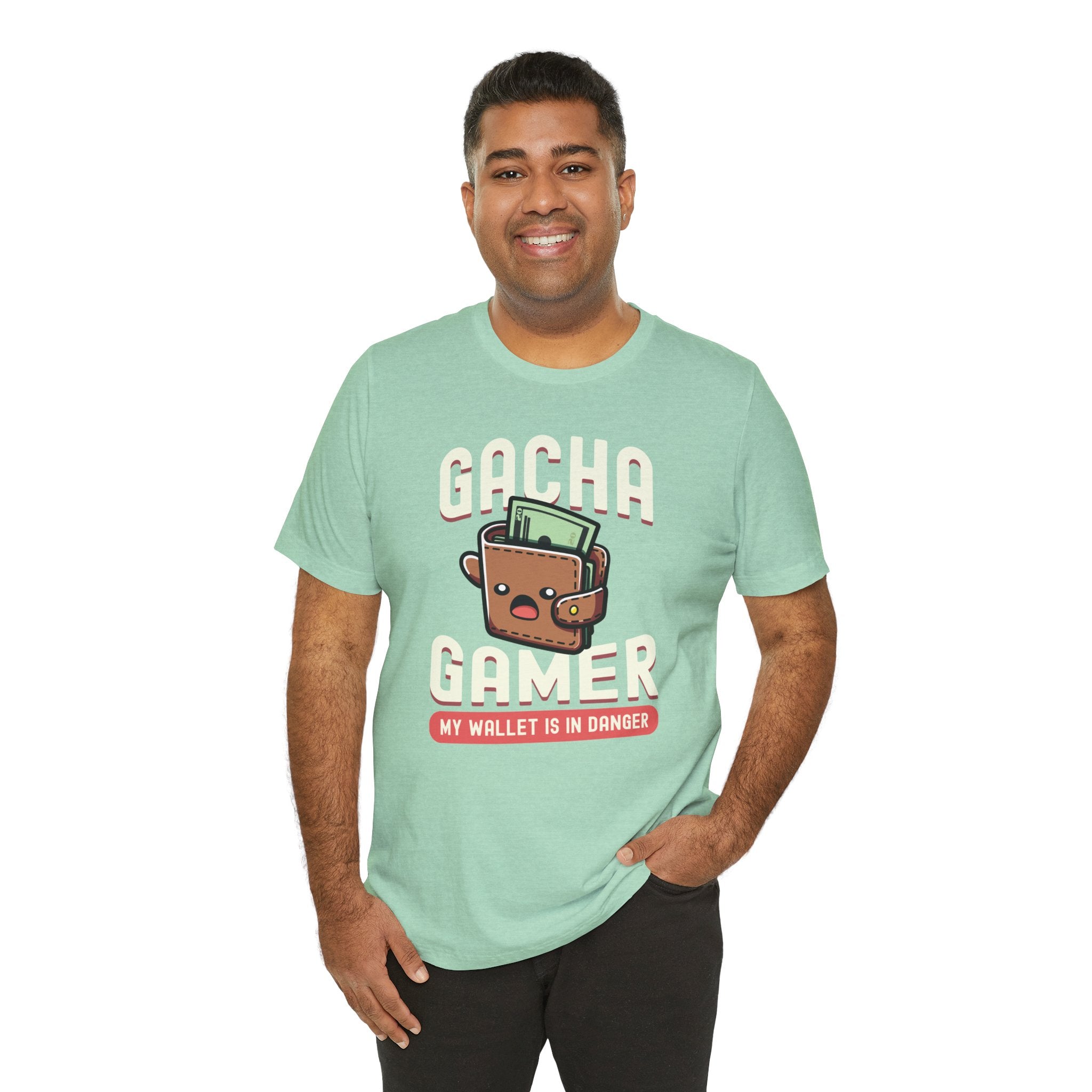 Unisex Gacha Gamer My Wallet is in Trouble T Shirt   