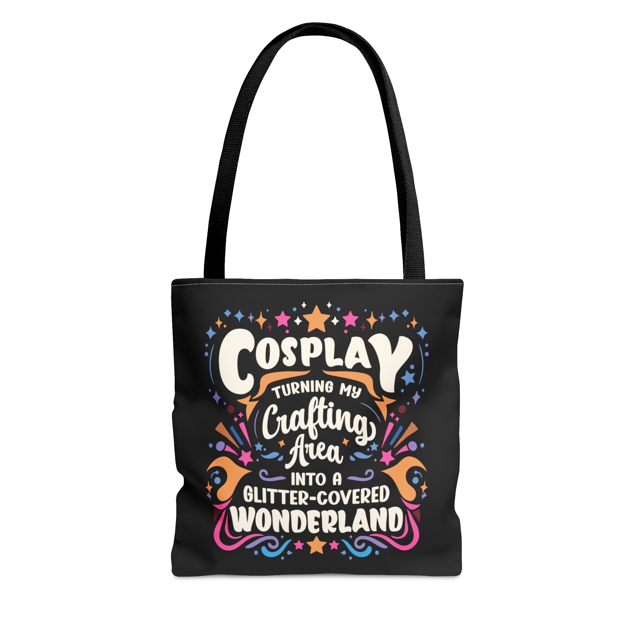 Cosplay Glitter-Covered Wonderland Tote Bag Small  