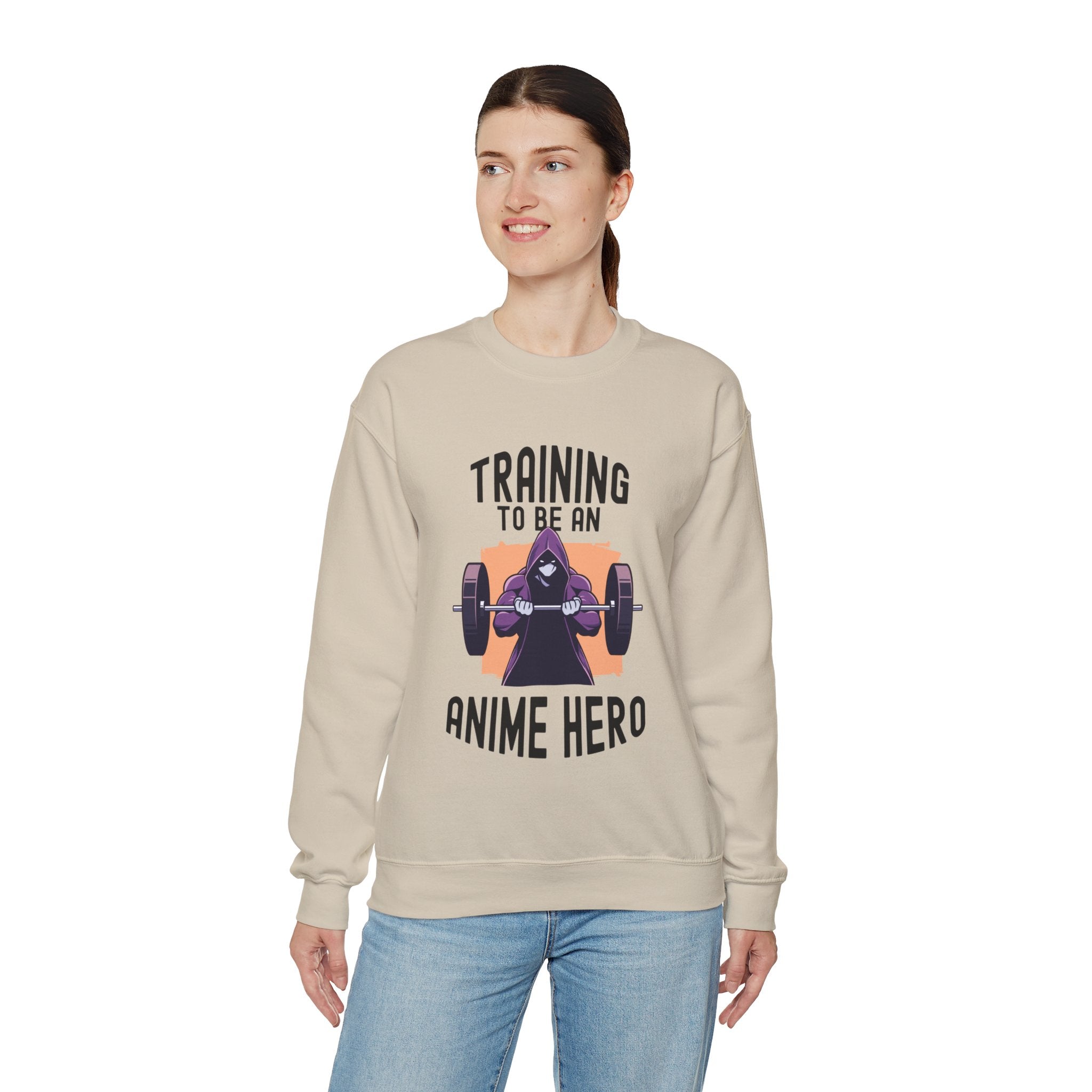 Unisex Training to be an Anime Hero Sweatshirt   