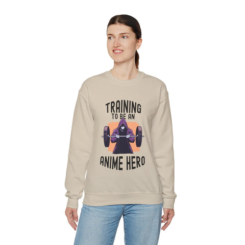 Unisex Training to be an Anime Hero Sweatshirt   