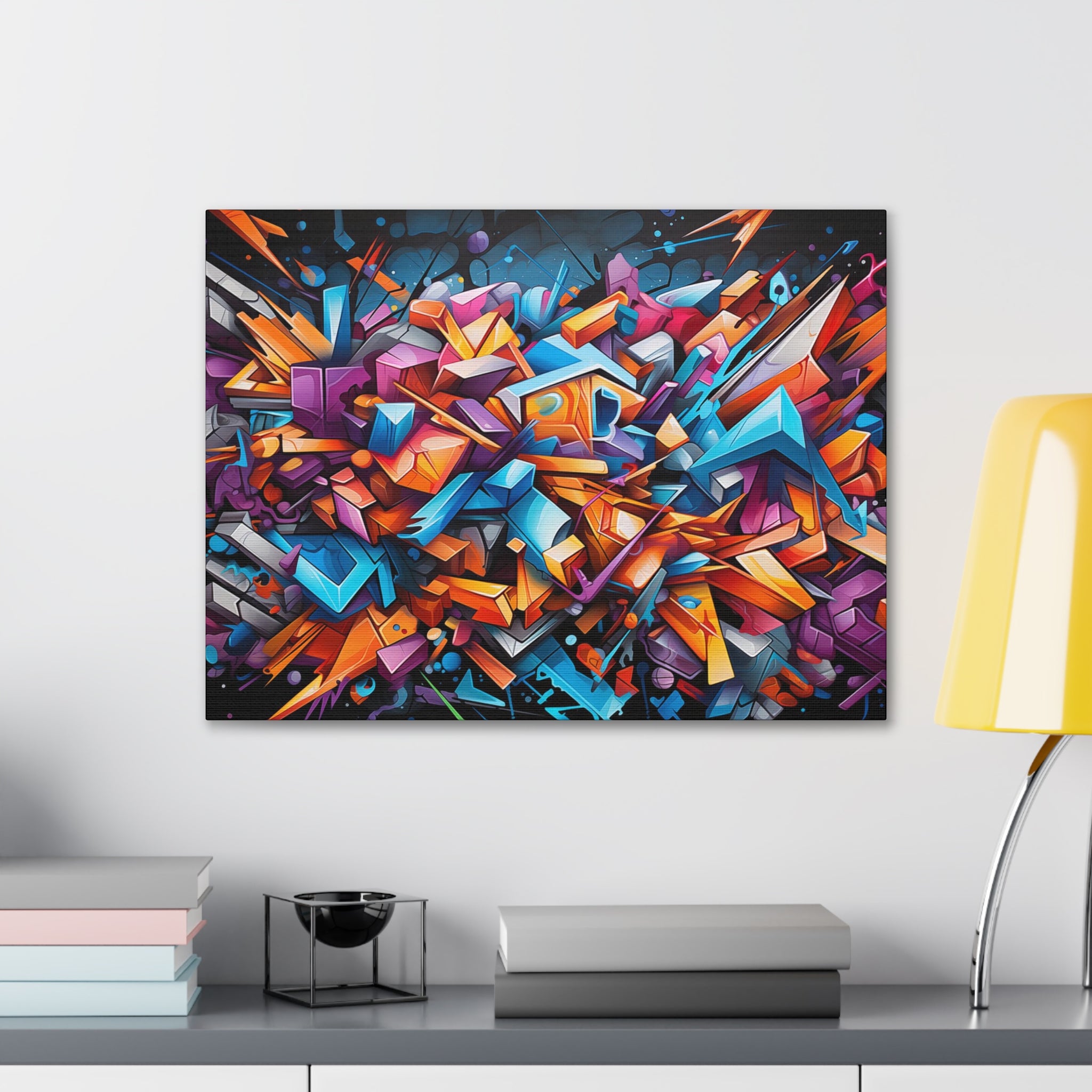 Abstract Graffiti Wall Art   