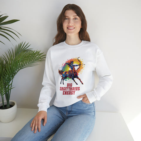 Unisex Big Sagittarius Energy Sweatshirt   