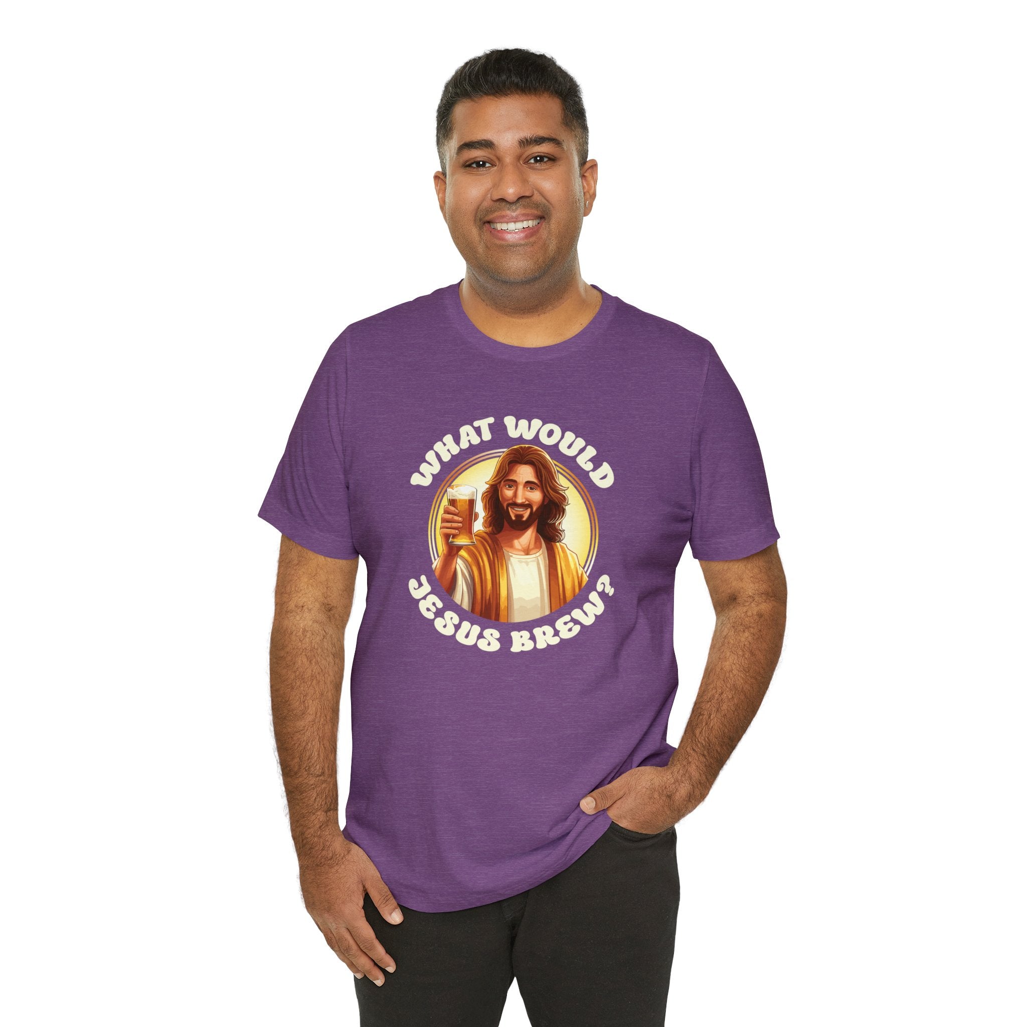 Unisex What Would Jesus Brew Beer T Shirt   