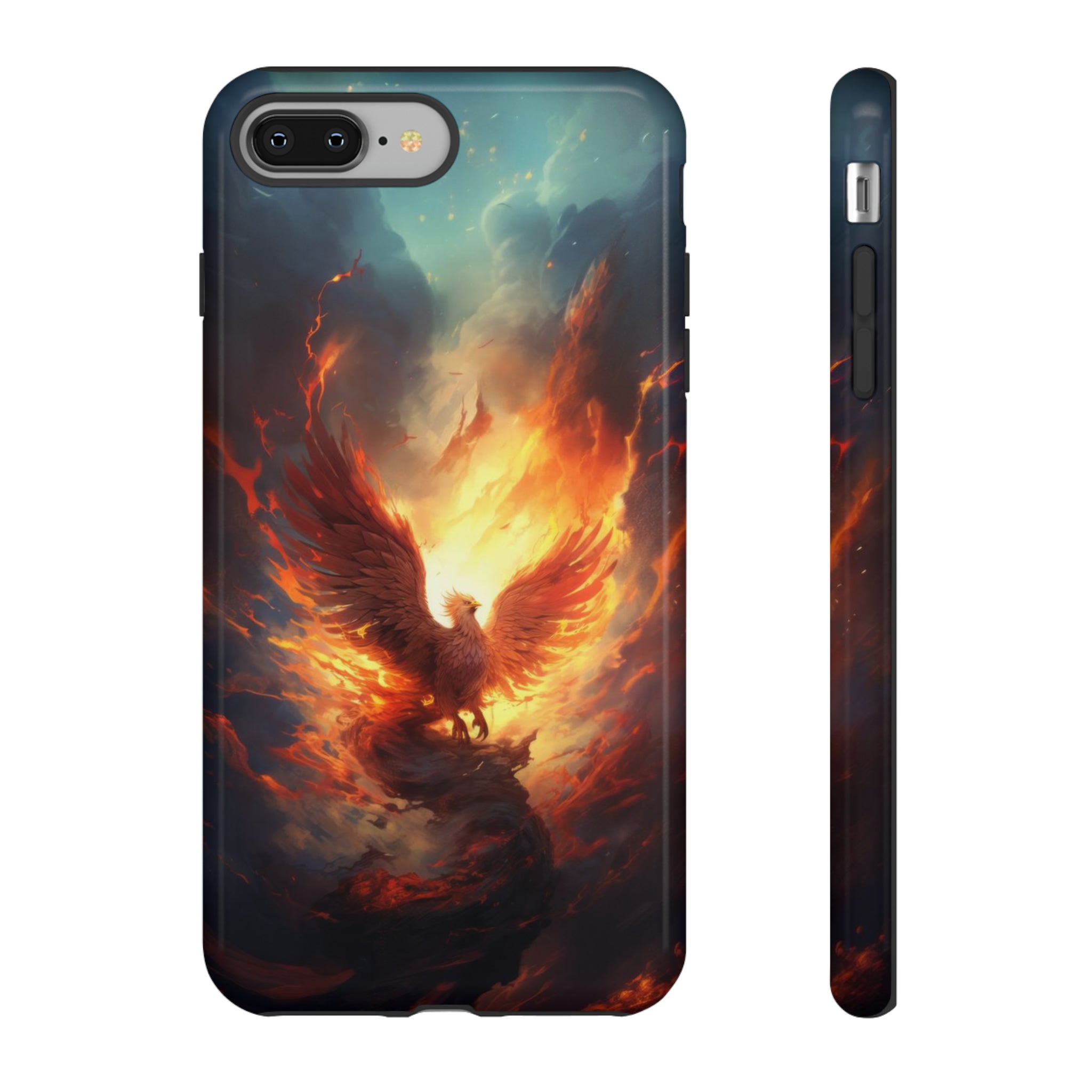 Phoenix in the Clouds Phone Case iPhone 8 Plus Glossy 