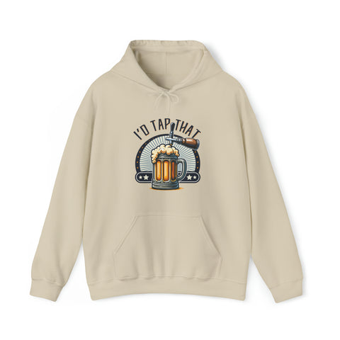 Unisex I'd Tap That Hoodie Sand S 