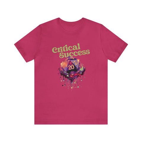 Unisex Critical Success T Shirt Berry S 