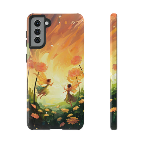 Fairy Flowers Phone Case Samsung Galaxy S21 Plus Glossy 